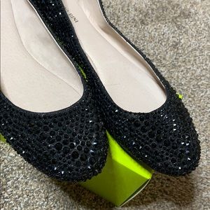Gianni Bini rhinestone flats